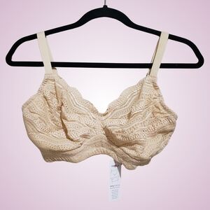 COSABELLA Dolce Curvy Collection Lace Bralette Small Blush NWT